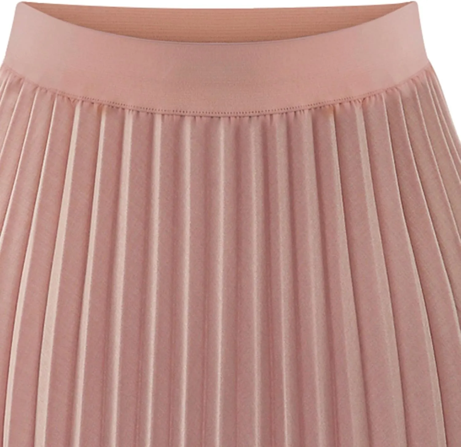 Women Pleated Chiffon Flare Skirt Trendy Midi Swing A-line Skirt Dressy Plain High Elastic Waist Elegant Long Skirts