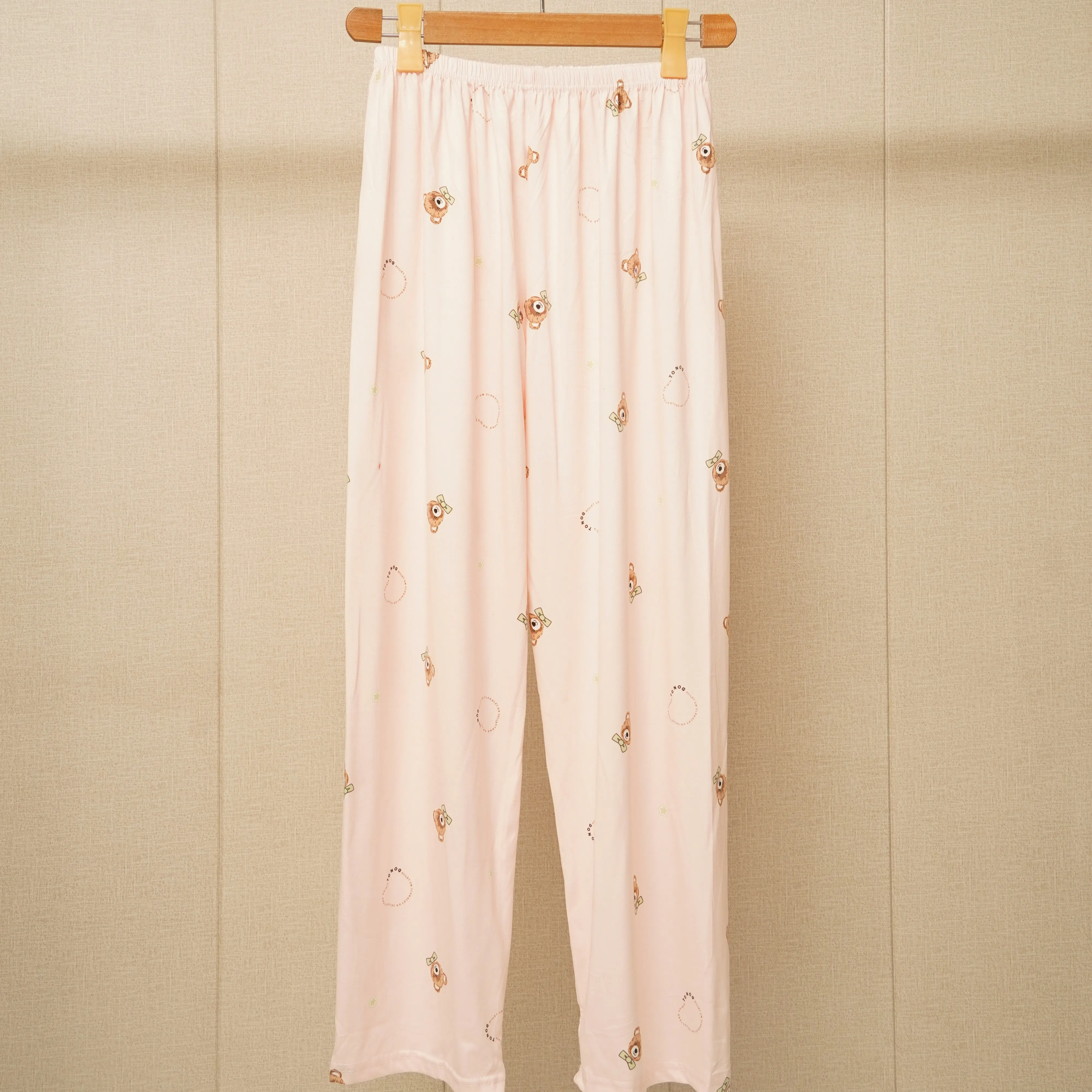 Women Sweet Pink  Pajamas Set (WF-010)