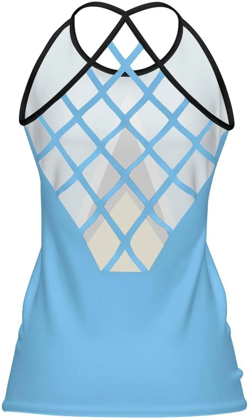 Women's Athletic Tank Saint Lucia Flag Casual Sleeveless Workout Shirts Top Slim Sports Vest Undershirt
