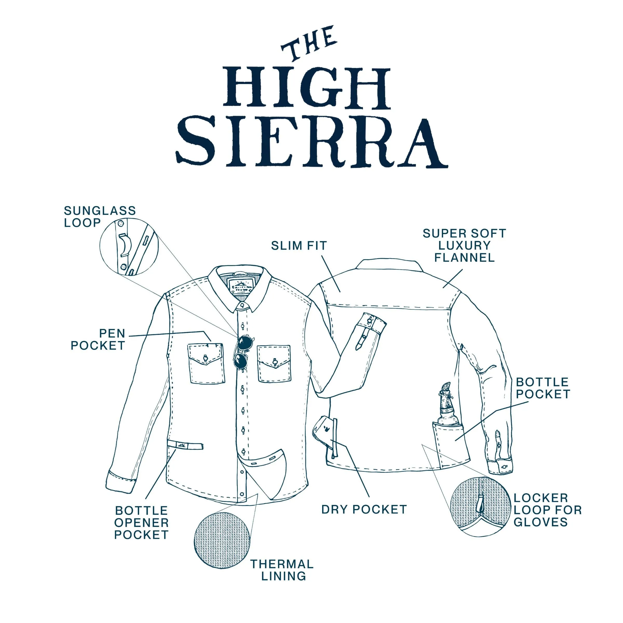 Womens High Sierra Shirt - Chilly Pepper Check