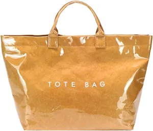 Women's Large PVC Tote Bag Clear Plastic Handbags Top Handle Handbag, Clear Bag for Women Large Carry All Tote Bag