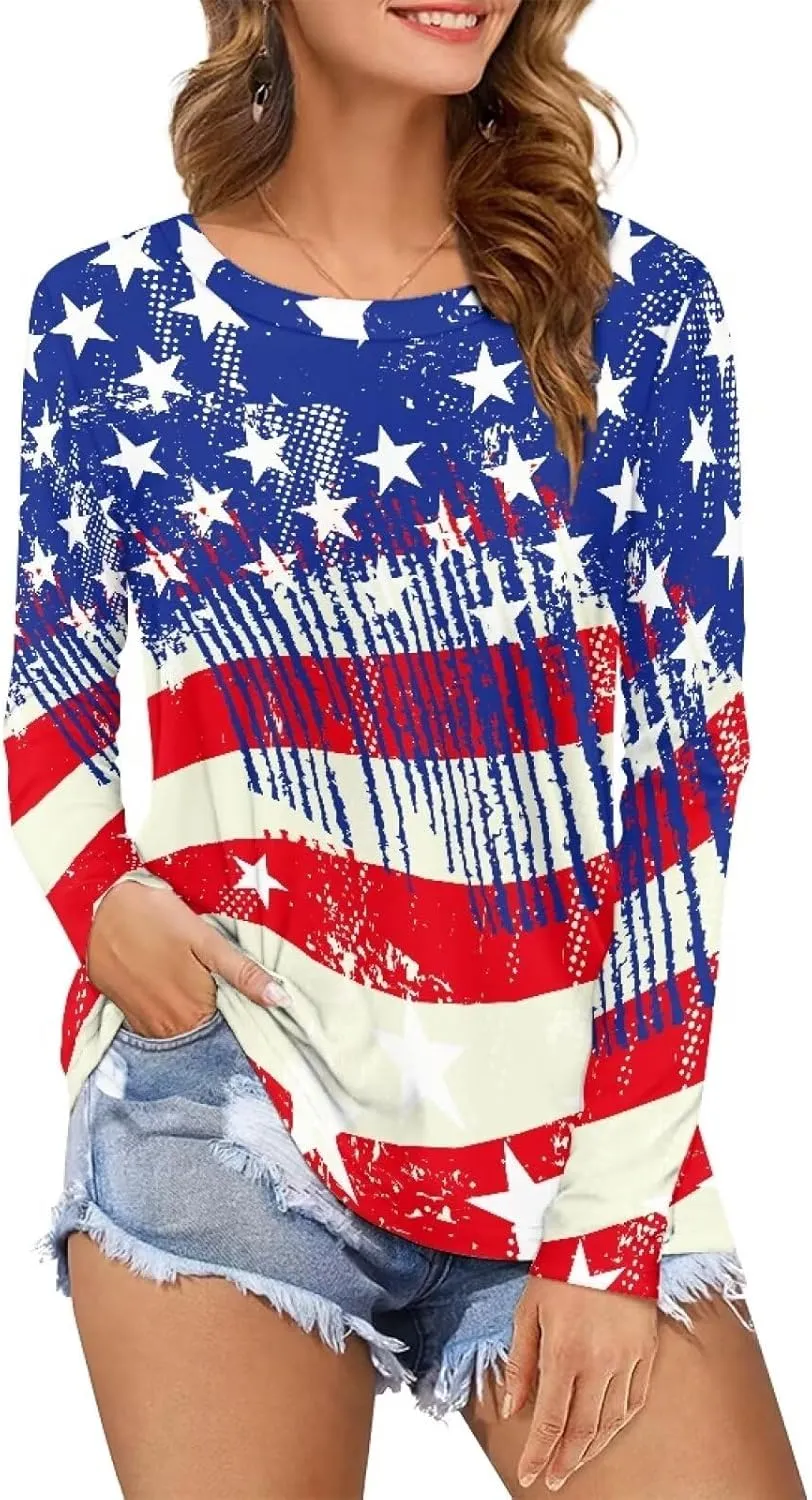 Women's Long Sleeve T-Shirt Workout Quick Dry Loose Tops Plus Size Outdoor Casual Sweatshirt