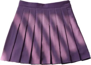 Womens Mini Pleated Skirts High Waist A-Line School Uniform Short Athletic Golf Skort Skirt for Dance
