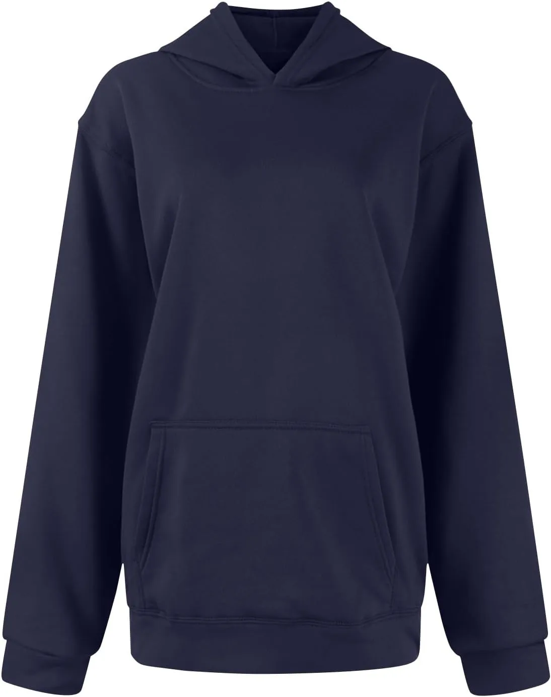 Womens Oversized Sweatshirts 2024 Fashion Fleece Hoodies Pullover Long Sleeve Hooded Sweatshirt Fall Winter Outfits