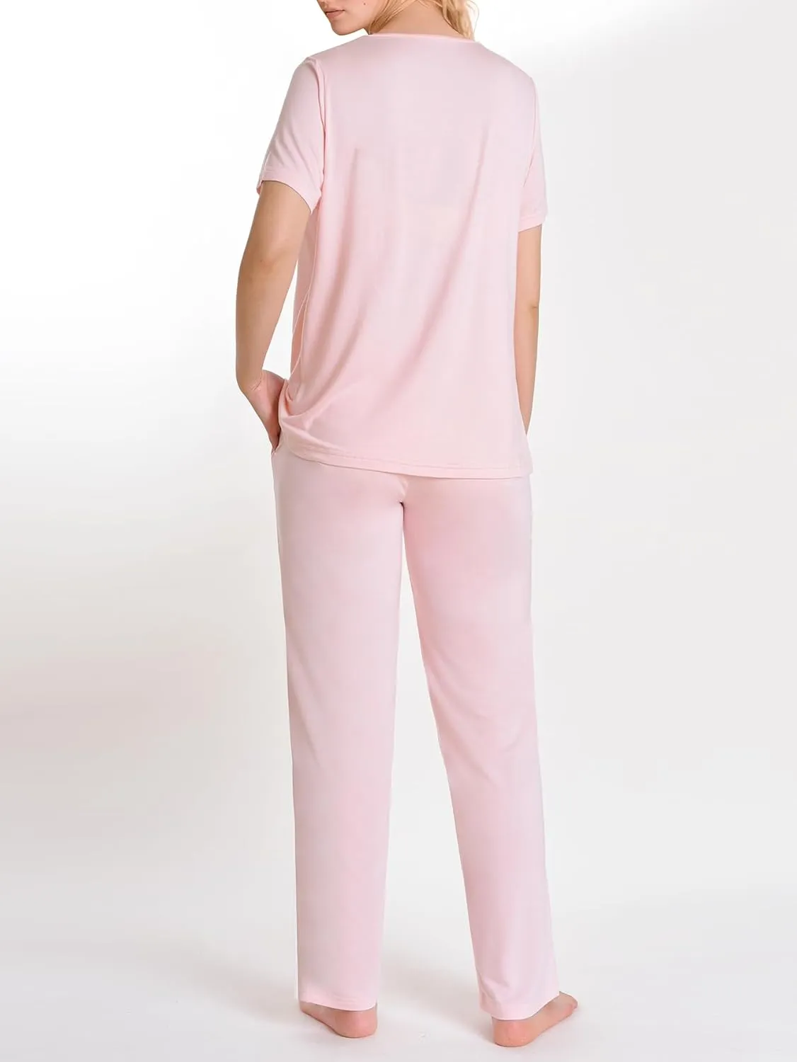 Women's Petite Size Pajama Set Soft Comfy