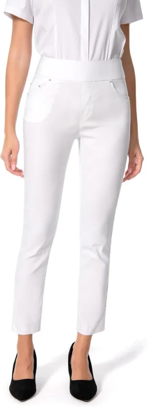 Women's Yoga Dress Pants - Strechy Straight Leg Work Pants with 5 Pockets Slim Fit Office Casual Slacks