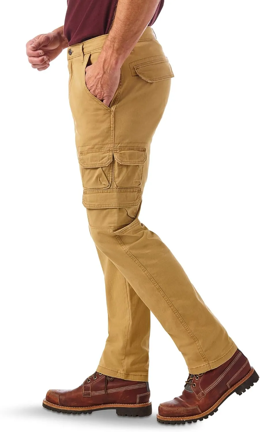Wrangler Authentics Men's Regular Tapered Cargo Pant