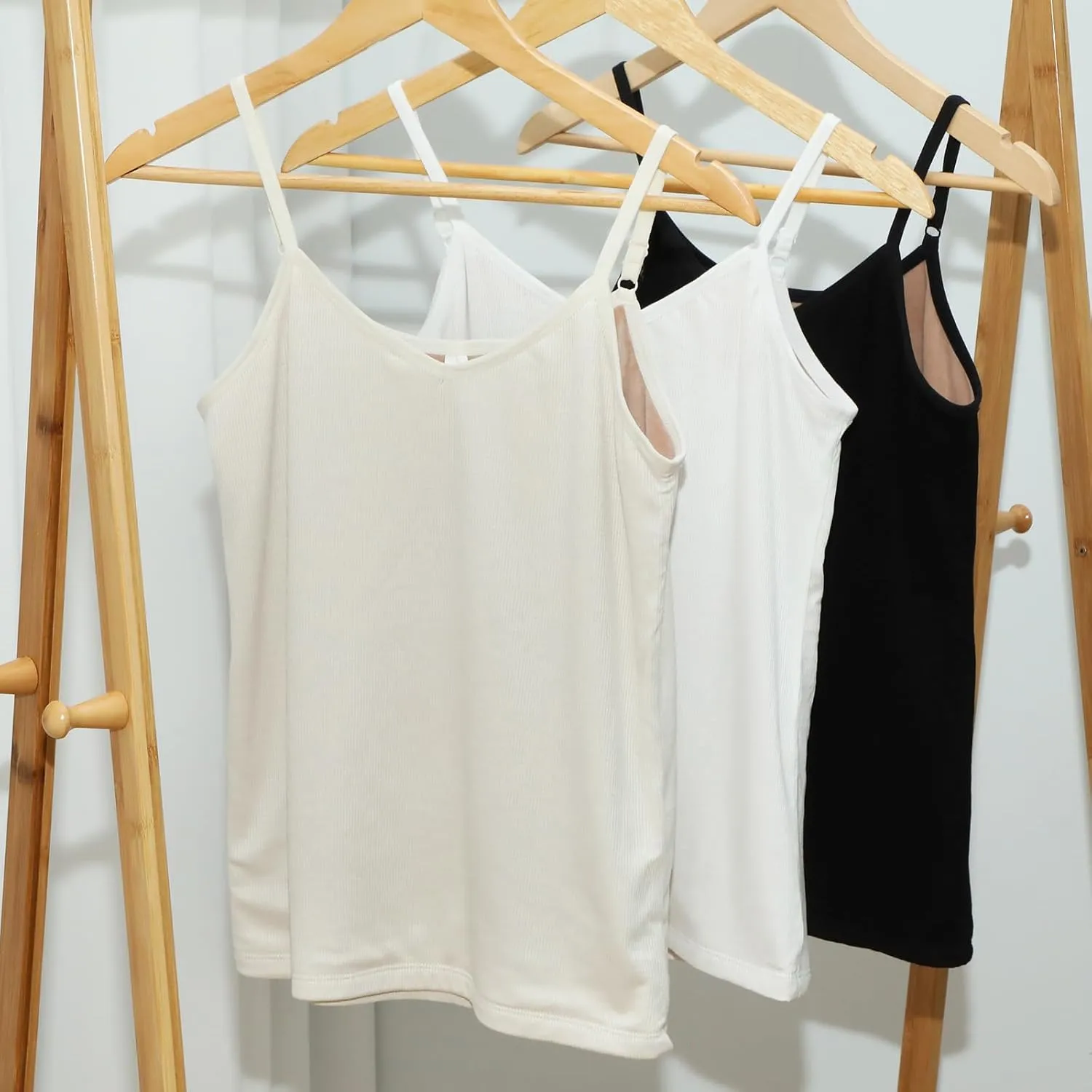 Xtinmee Thermal Tank Top for Women Spaghetti Straps Camisole Fleece Lined Camisole Underwear Vest