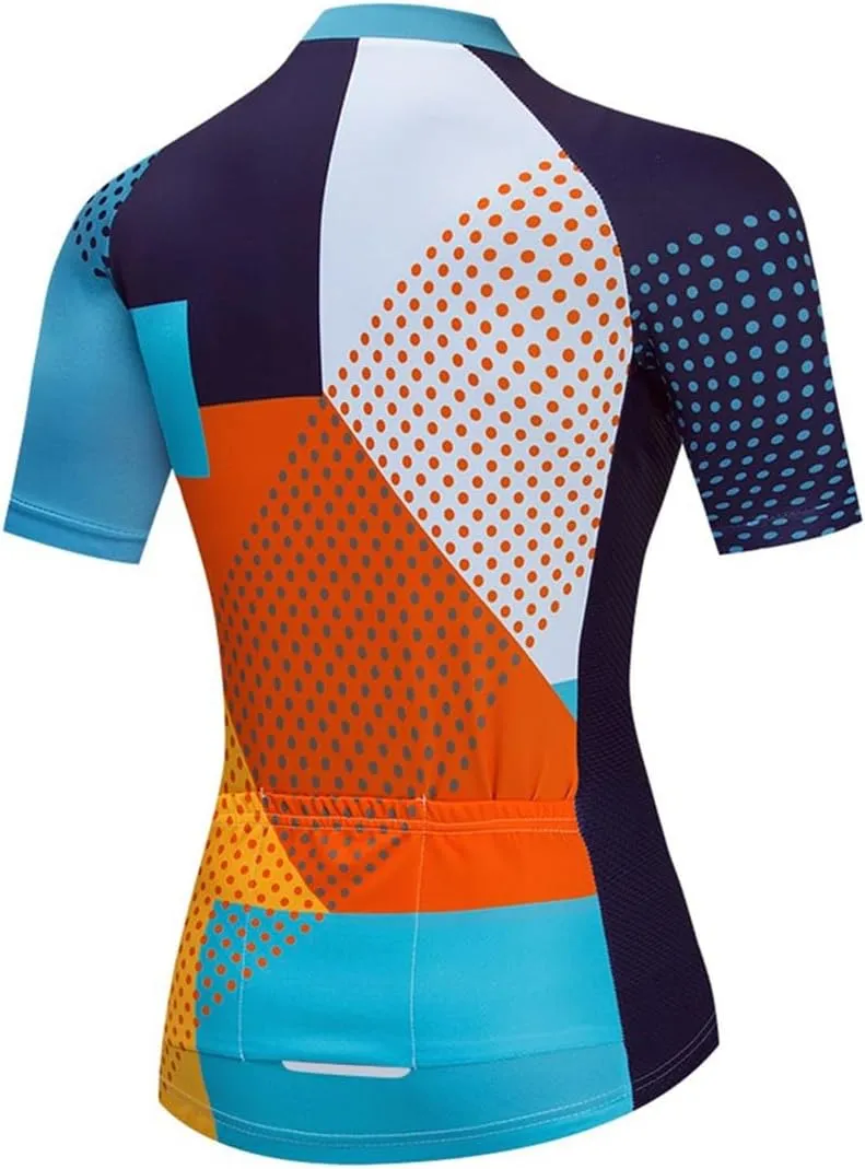 YIBIMOTTO Women's Summer Running Cooling Sport T-shirt Bicycle Biking Bike Shirts Short Sleeve Quick Dry