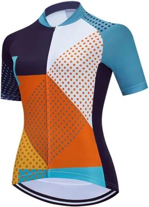 YIBIMOTTO Women's Summer Running Cooling Sport T-shirt Bicycle Biking Bike Shirts Short Sleeve Quick Dry