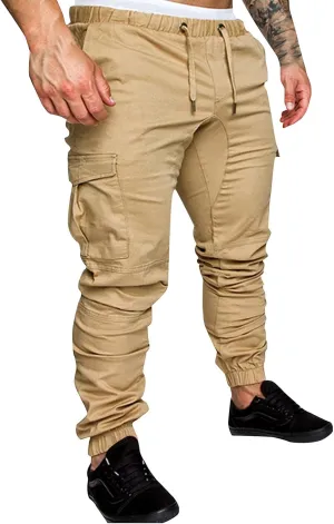 Ymosrh Cargo Work Pants for Men Solid Color Ripped Holes Frayed Gradient Washed Trousers Mens Exercise Pants XXL